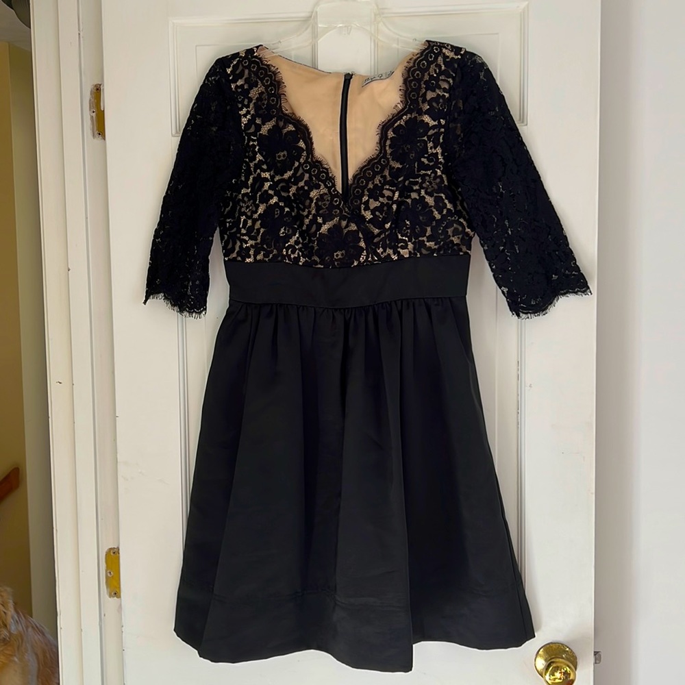 Black and Nude Dress. Size 8.